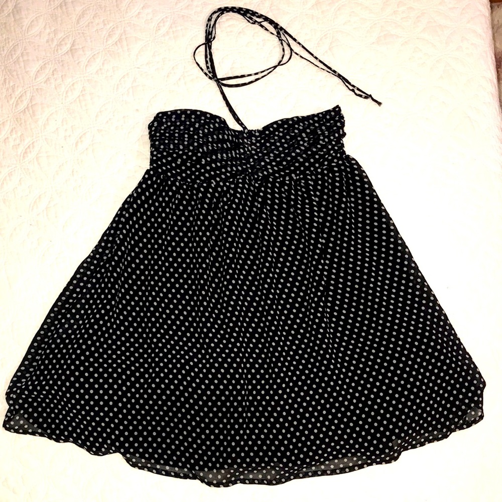 BabyDoll black and white pika dotted dress with poofy bottom! 👗